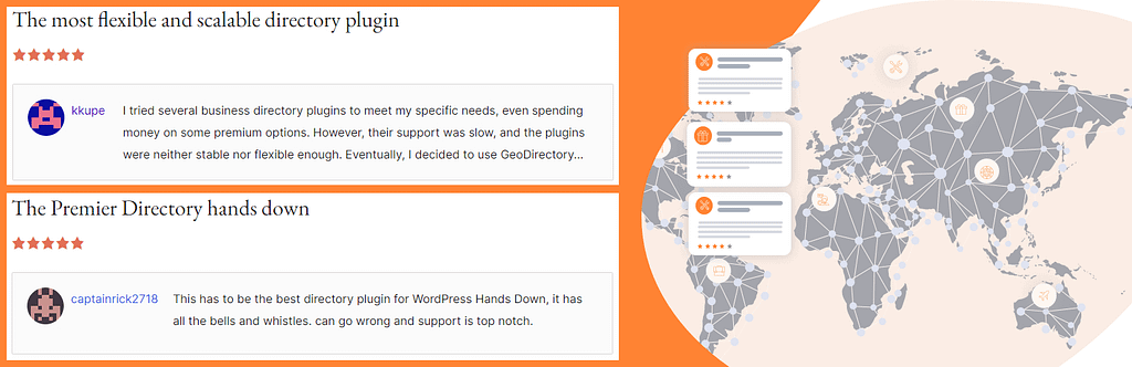 GeoDirectory Vs aDirectory