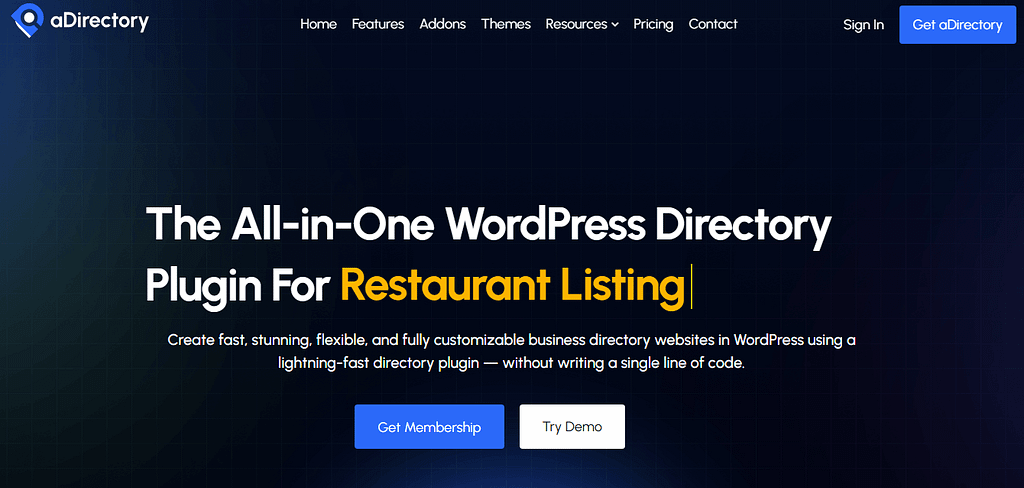 Directory plugin with woocommerce support