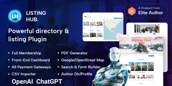 directory plugin with woocommerce support